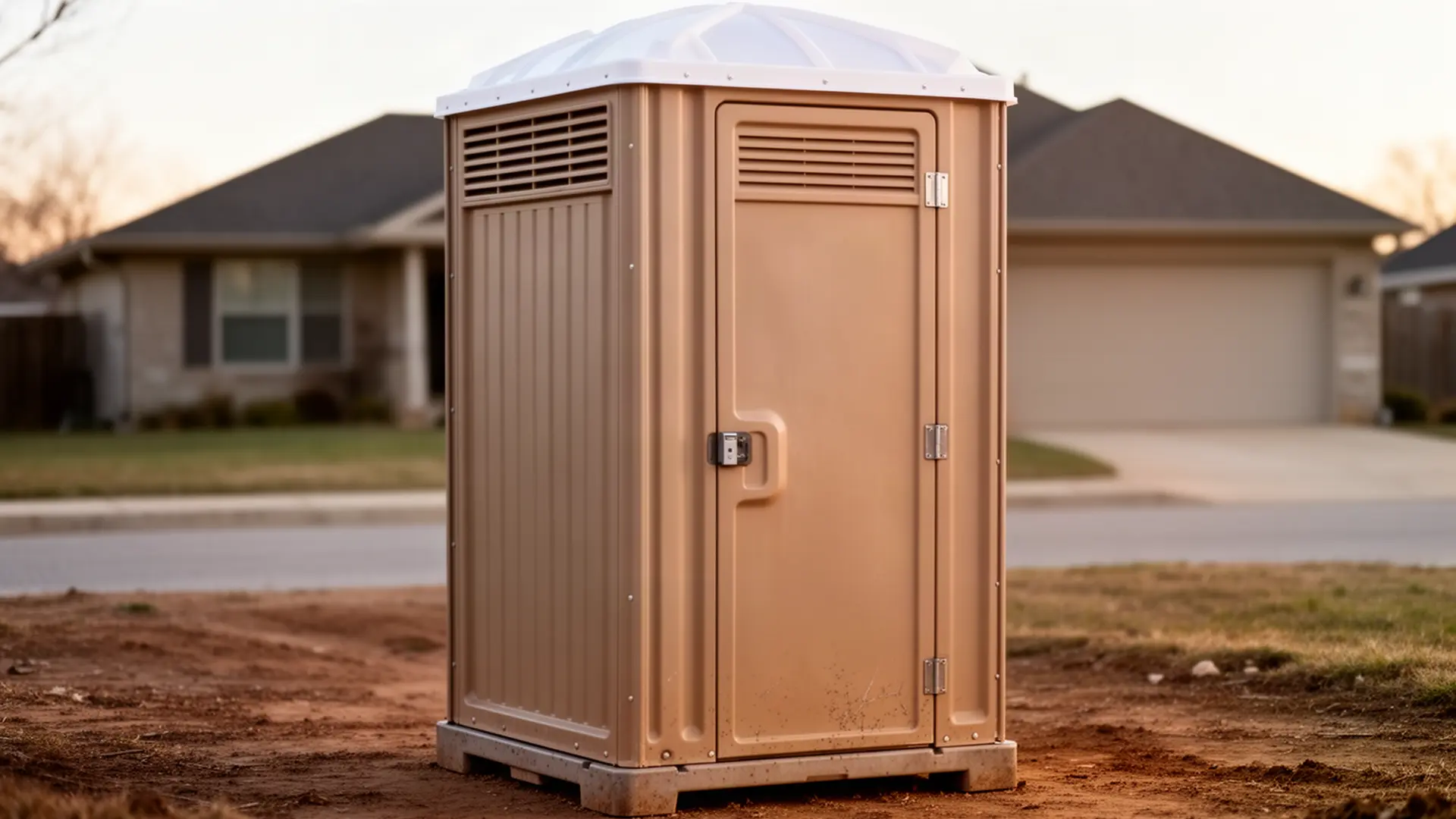 Clean porta potty unit from LJ & Sons Porta Potties Co. in Everett, MA